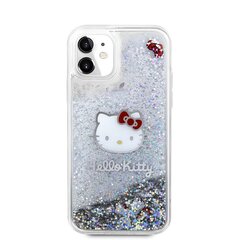 Hello Kitty Liquid Glitter Electroplating Head Logo Case for iPhone 11 Transparent цена и информация | Чехлы для телефонов | 220.lv