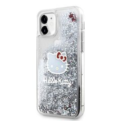 Hello Kitty Liquid Glitter Electroplating Head Logo Case for iPhone 11 Transparent цена и информация | Чехлы для телефонов | 220.lv