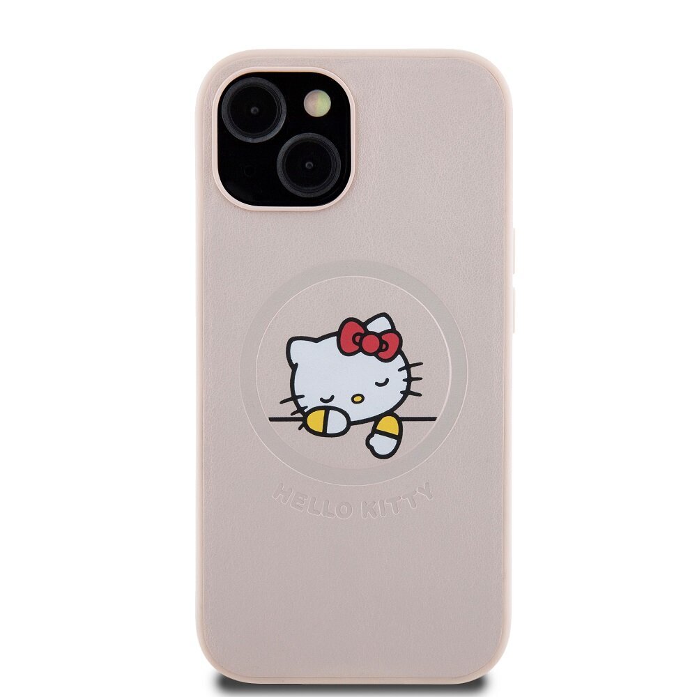 Hello Kitty PU Kitty Asleep Logo MagSafe Case cena un informācija | Telefonu vāciņi, maciņi | 220.lv