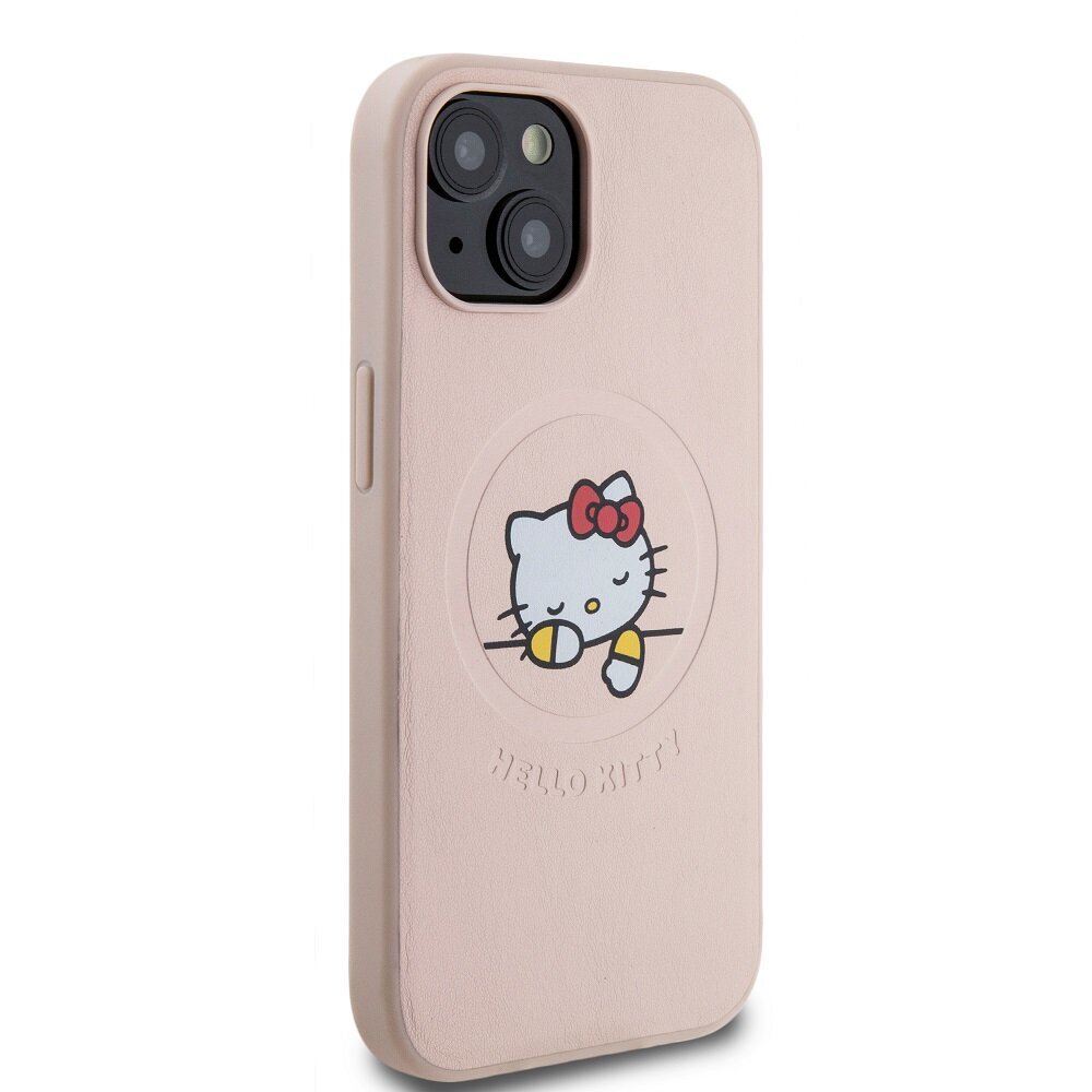 Hello Kitty PU Kitty Asleep Logo MagSafe Case cena un informācija | Telefonu vāciņi, maciņi | 220.lv