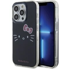 Hello Kitty HKHCP15LHKHLK iPhone 15 Pro 6.1" czarny|black hardcase IML Kitty Face цена и информация | Чехлы для телефонов | 220.lv