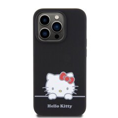 Hello Kitty Liquid Silicone Daydreaming Logo Case for iPhone 15 Pro Black цена и информация | Чехлы для телефонов | 220.lv