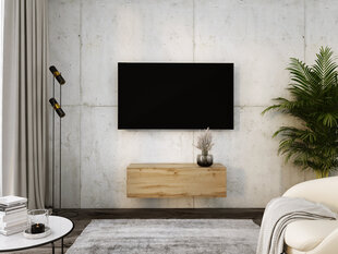 Piekaramais televizora skapis 100 cm Votanas ozols cena un informācija | TV galdiņi | 220.lv