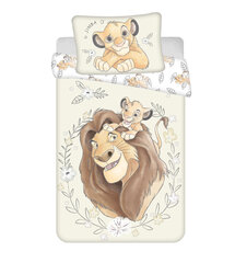Disney The Lion King Simba Bērnu gultas veļas komplekts 100×135 cm, 40×60 cm cena un informācija | Bērnu gultas veļa | 220.lv