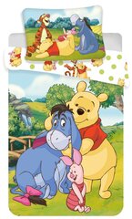 Disney Winnie the Pooh Bērnu gultas veļas komplekts 100×135 cm, 40×60 cm cena un informācija | Bērnu gultas veļa | 220.lv