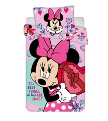 Disney Minnie Xoxo Bērnu gultas veļas komplekts 100×135 cm, 40×60 cm цена и информация | Детское постельное бельё | 220.lv