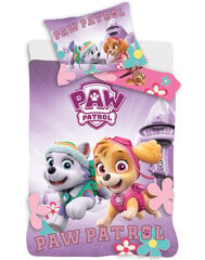 Paw Patrol Purple Bērnu gultas veļas komplekts 100×135 cm, 40×60 cm цена и информация | Детское постельное бельё | 220.lv