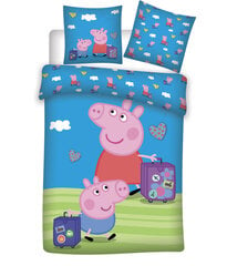 Peppa Pig Travel Комплект детского постельного белья (small) 100×135 cm, 40×60 cm цена и информация | Детское постельное бельё | 220.lv