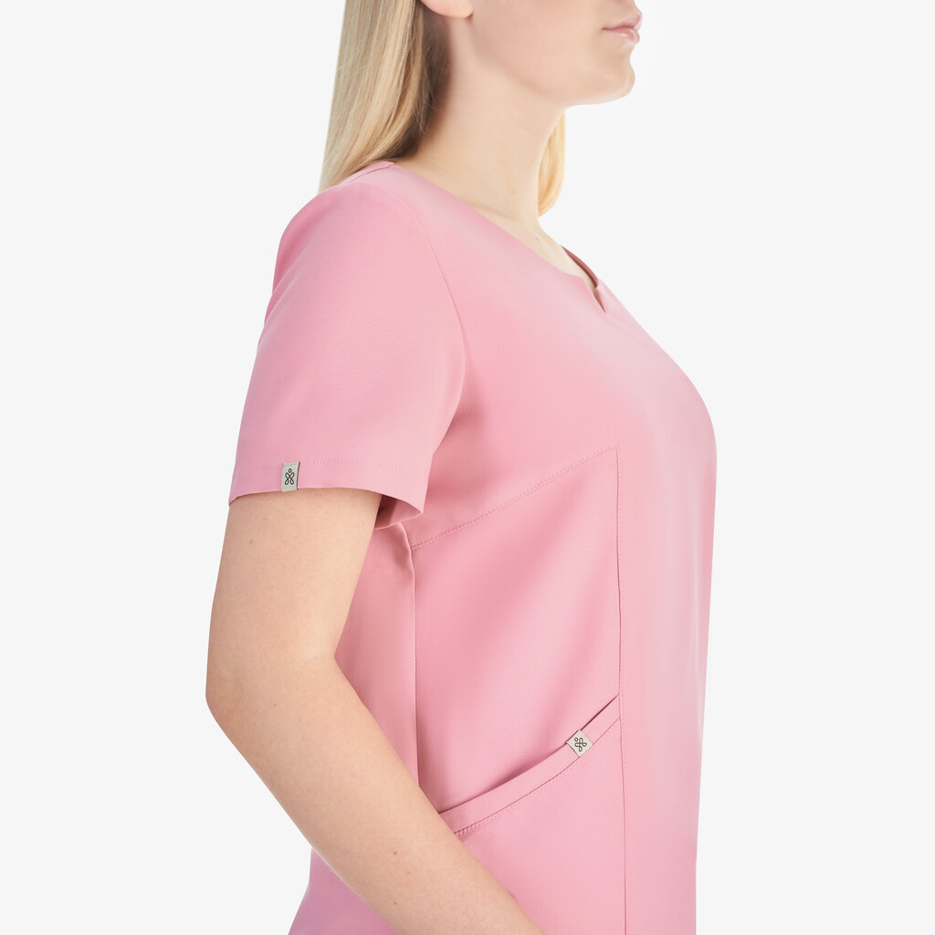 Medicīnas blūze sievietēm Tendo, rozā cena un informācija | Medicīnas apģērbs  | 220.lv
