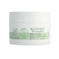 Atjaunojoša matu maska Wella Professionals Elements Renewing Moisturizing Mask, 150 ml cena un informācija | Matu kondicionieri, balzāmi | 220.lv