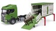 Lopu pārvadāšanas kravas automašīna Bruder Scania 03548 cena un informācija | Rotaļlietas zēniem | 220.lv