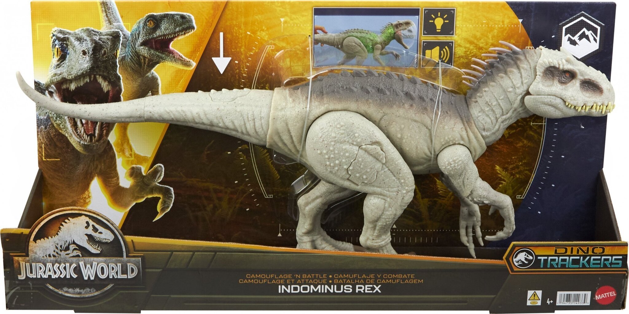 Mattel Jurassic World Indominus Rex цена и информация | Datorspēļu suvenīri | 220.lv