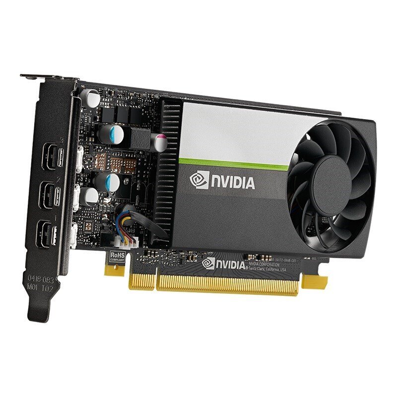 PNY VCNT400-4GB-BLK NVIDIA T400 4GB GDDR6 3x MINI DISPLAYPORT PCI EXPRESS 3.0 LP - ATX BRACKET BULK цена и информация | Videokartes (GPU) | 220.lv