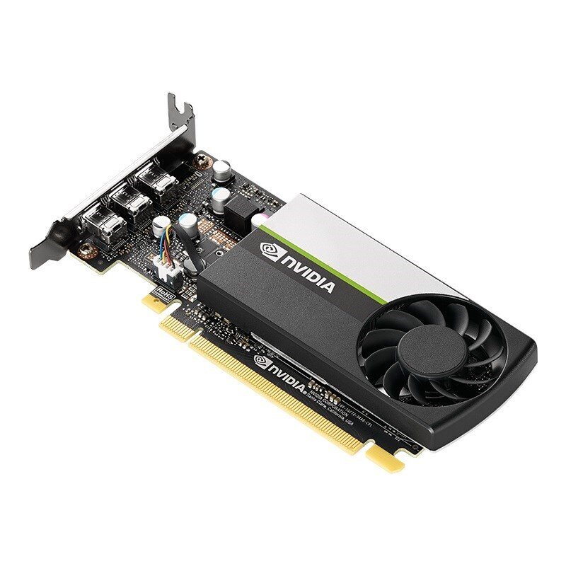 PNY VCNT400-4GB-BLK NVIDIA T400 4GB GDDR6 3x MINI DISPLAYPORT PCI EXPRESS 3.0 LP - ATX BRACKET BULK cena un informācija | Videokartes (GPU) | 220.lv