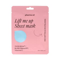Тканевая маска для лица Pharma Oil Lift me up, осветляющая, 25 мл цена и информация | Pharma Oil Духи, косметика | 220.lv
