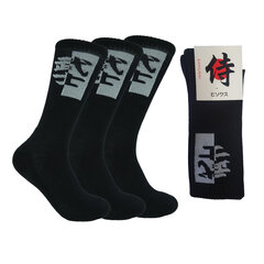 Носки «Самурай» Bisoks 15057 чёрные, 3 пары цена и информация | Мужские носки | 220.lv