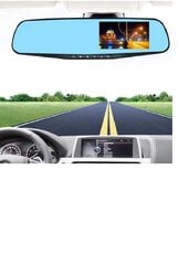 Prece ar bojātu iepakojumu. 4,3 collu automašīnas spoguļa video ierakstītājs ar aizmugures skata Full HD 1080P DVR kameru cena un informācija | Auto preces ar bojātu iepakojumu | 220.lv