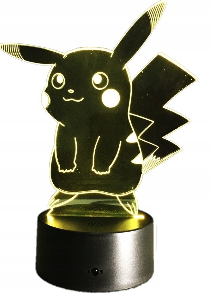 Bērnu lampa LED Pokemon Pikachu Zaxer cena un informācija | Lampas bērnu istabai | 220.lv