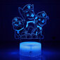 Bērnu lampa LED Paw Patrol Zaxer цена и информация | Lampas bērnu istabai | 220.lv