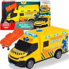 Ātrās palīdzības automašina ar gaismas un skaņas efektiem Dickie Toy cena un informācija | Dickie toys Rotaļlietas, bērnu preces | 220.lv