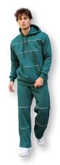 Sporta tērpa komplekts vīriešiem PK3017-52757, zaļš cena un informācija | Sporta apģērbs vīriešiem | 220.lv