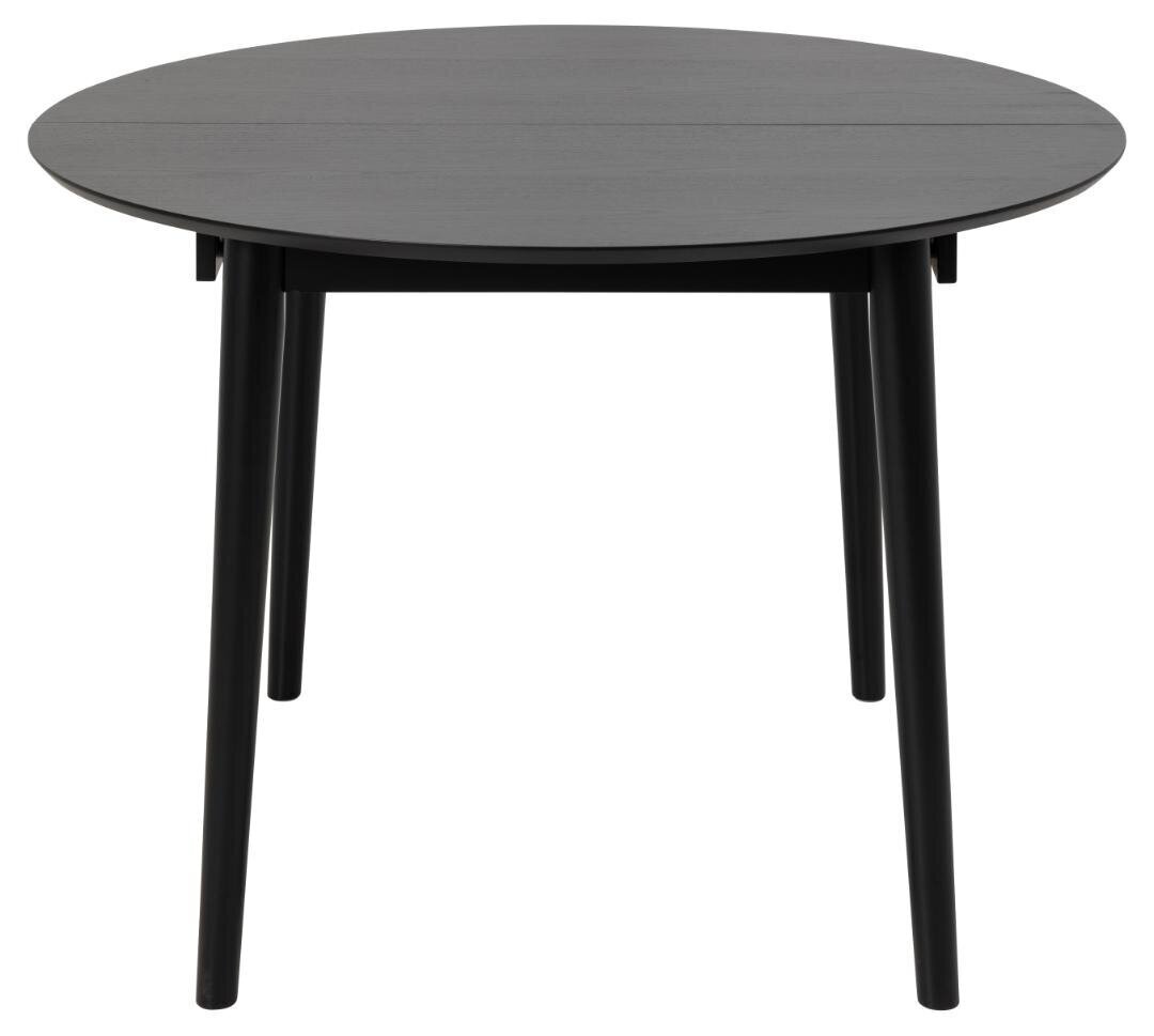 Pusdienu galds Actona Montreux, melns cena un informācija | Virtuves galdi, ēdamgaldi | 220.lv