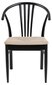 2-u krēslu komplekts York, melns cena un informācija | Virtuves un ēdamistabas krēsli | 220.lv