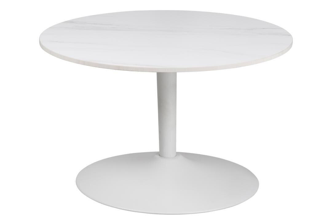 Kafijas galdiņš Malta, 60x60 cm, balts cena un informācija | Žurnālgaldiņi | 220.lv