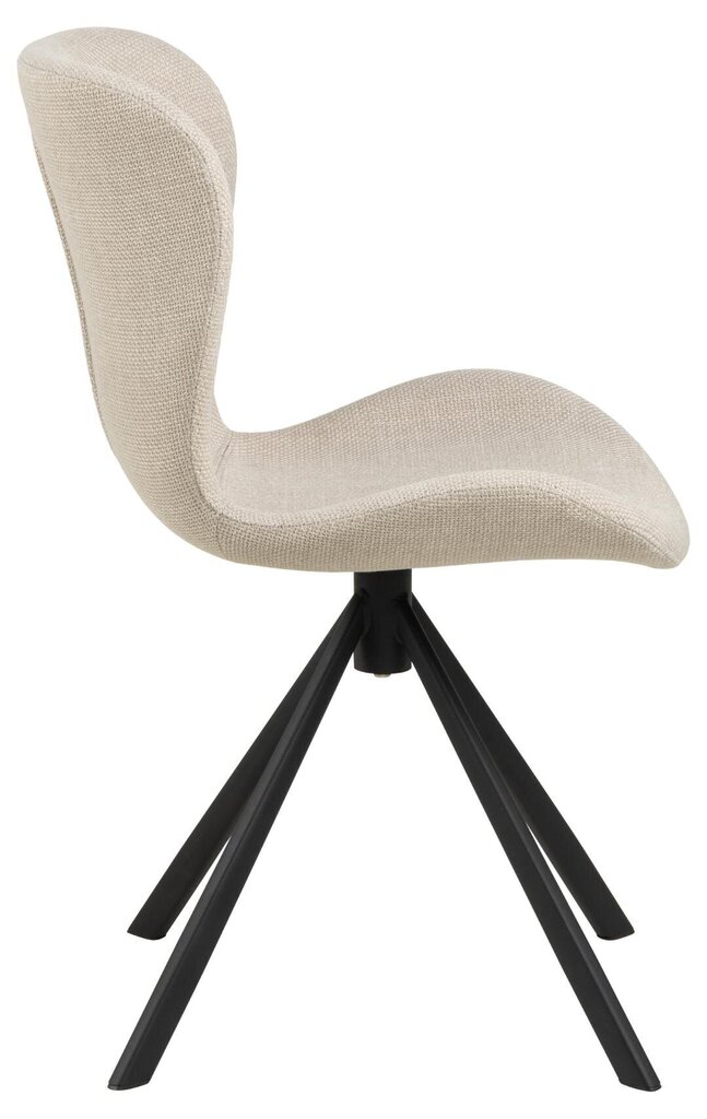 2-u krēslu komplekts Actona Batilda A1, smilškrāsas cena un informācija | Virtuves un ēdamistabas krēsli | 220.lv