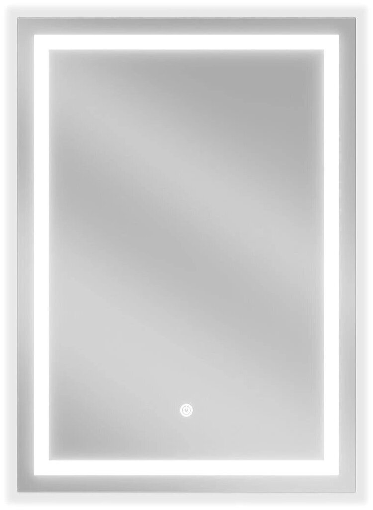 Vannas istabas spogulis Mexen Miko LED, balts cena un informācija | Vannas istabas spoguļi | 220.lv