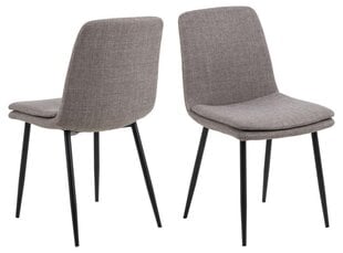 Комплект из 4 стульев Becca, серый цена и информация | Стулья для кухни и столовой | 220.lv