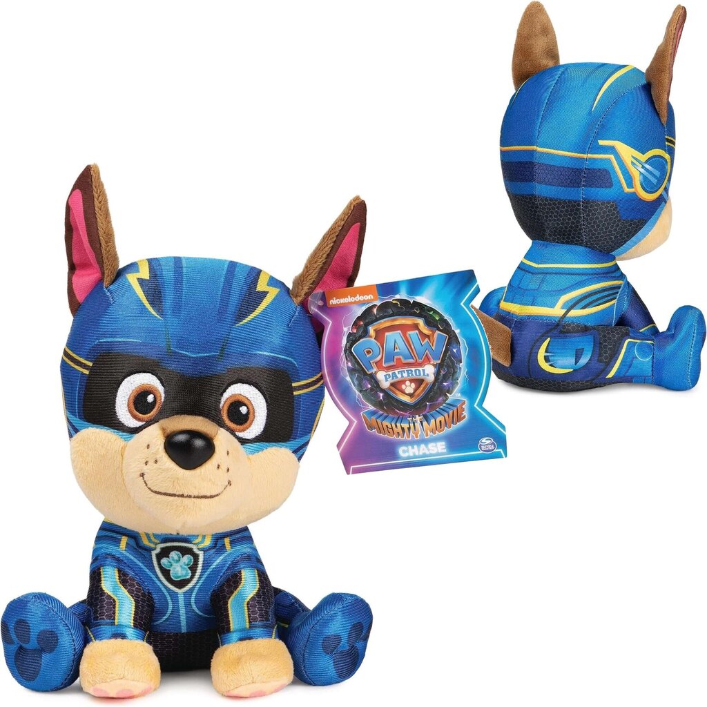 Plīša rotaļlieta Paw Patrol Chase, 23 cm цена и информация | Mīkstās (plīša) rotaļlietas | 220.lv