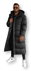 Куртка мужская с капюшоном, черная цена и информация | Мужские куртки | 220.lv