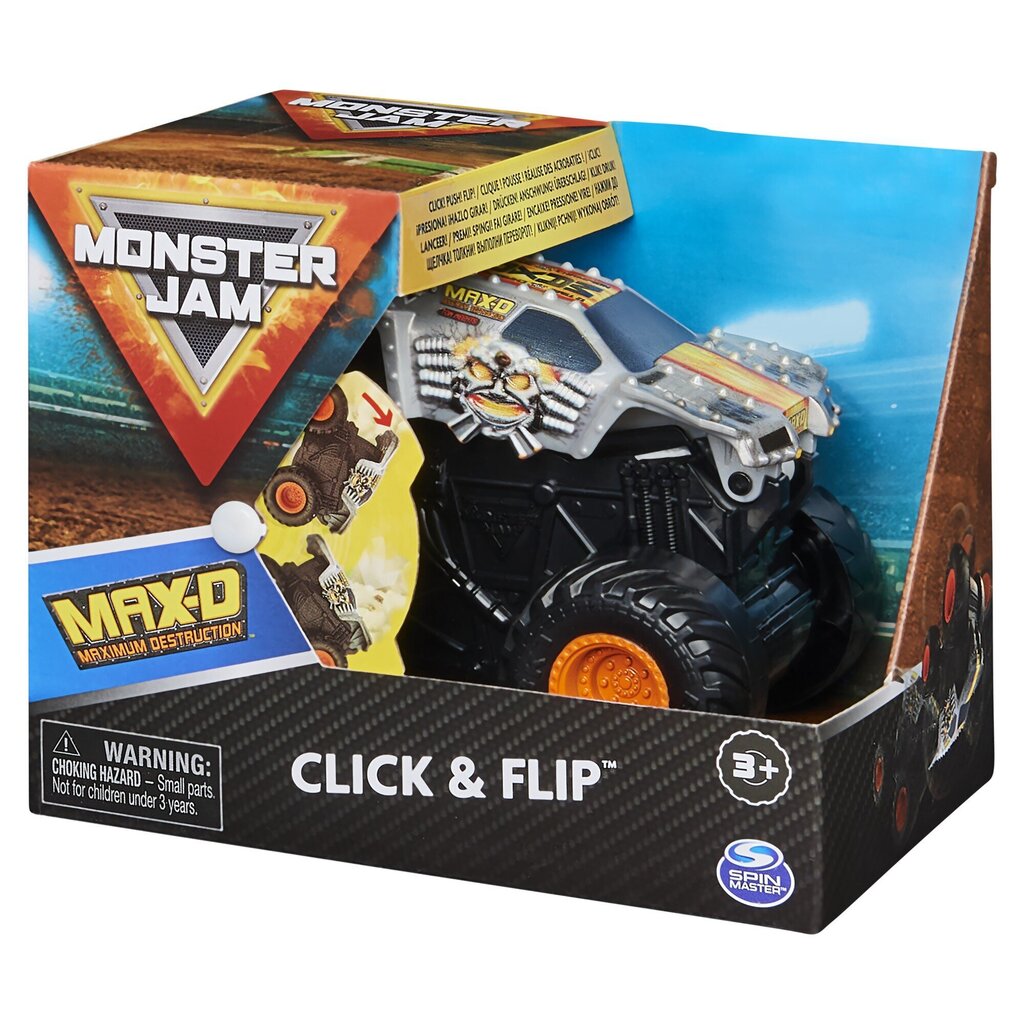 Rotaļu apvidus auto Monster Jam Max-D 1:43 cena un informācija | Rotaļlietas zēniem | 220.lv