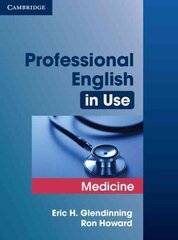 Professional English in Use Medicine Medicine with Answers цена и информация | Учебный материал по иностранным языкам | 220.lv