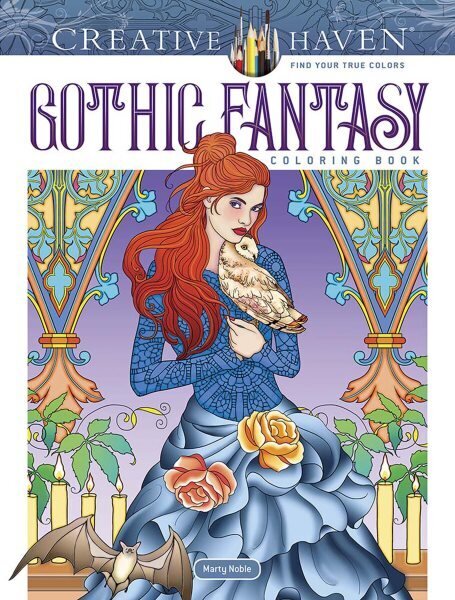 Creative Haven Gothic Fantasy Coloring Book цена и информация | Grāmatas mazuļiem | 220.lv