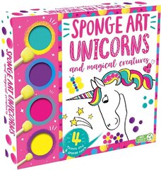 Sponge Art Unicorns and Magical Creatures цена и информация | Книги для самых маленьких | 220.lv