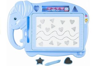 Magnētiskā zīmēšanas tāfele, zila cena un informācija | Attīstošās rotaļlietas | 220.lv