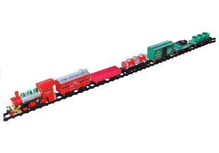 Ziemassvētku vilciens ar sliedēm, 430 cm cena un informācija | Rotaļlietas zēniem | 220.lv