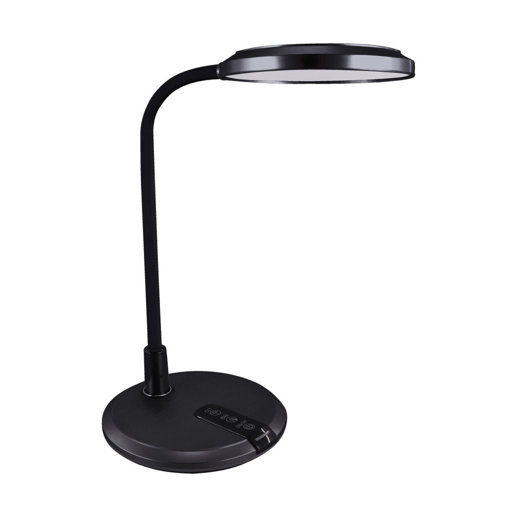 PLATON LED melna smd LED galda lampa strühm 400x185x300mm цена и информация | Galda lampas | 220.lv