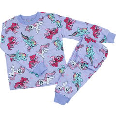Пижама для девочки Citcit, фиолетовая цена и информация | Пижамы, халаты для девочек | 220.lv
