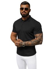 T-krekls vīriešiem Casual JS/8T80/3-52881, melns cena un informācija | Vīriešu T-krekli | 220.lv