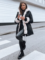 черная демисезонная стеганая куртка с воротником цена и информация | Женские куртки | 220.lv