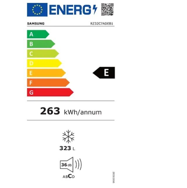 Samsung RZ32C7ADEWW/EF цена и информация | Saldētavas  | 220.lv