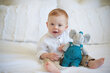 Rotaļlieta zobu nākšanas laikā Zilonītis Alvin + Mīkstā rotaļlieta Zilonītis Alvin Tikiri Toys cena un informācija | Rotaļlietas zīdaiņiem | 220.lv