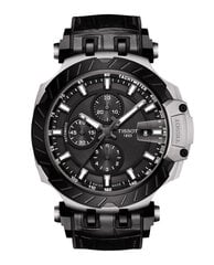 Мужские часы Tissot T-RACE AUTOMATIC CHRONOGRAPH Чёрный (Ø 45 mm) цена и информация | Мужские часы | 220.lv