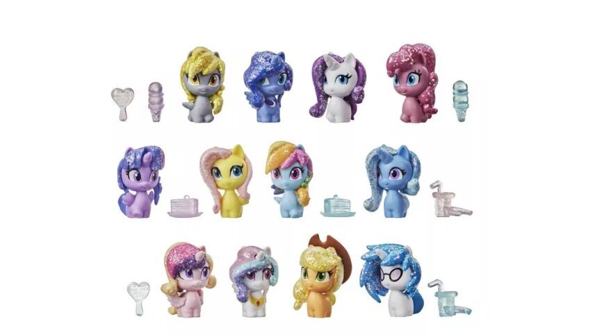 Figūru komplekts Hasbro My Little Pony Unicorn Party un plīša spilvens Cat, 50 cm cena un informācija | Rotaļlietas meitenēm | 220.lv