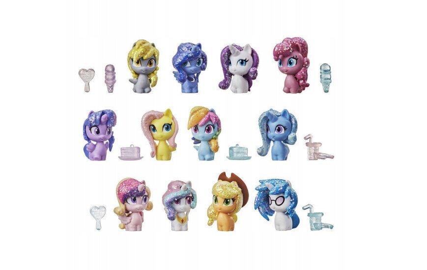Figūru komplekts Hasbro My Little Pony Unicorn Party un plīša spilvens Cat, 50 cm cena un informācija | Rotaļlietas meitenēm | 220.lv