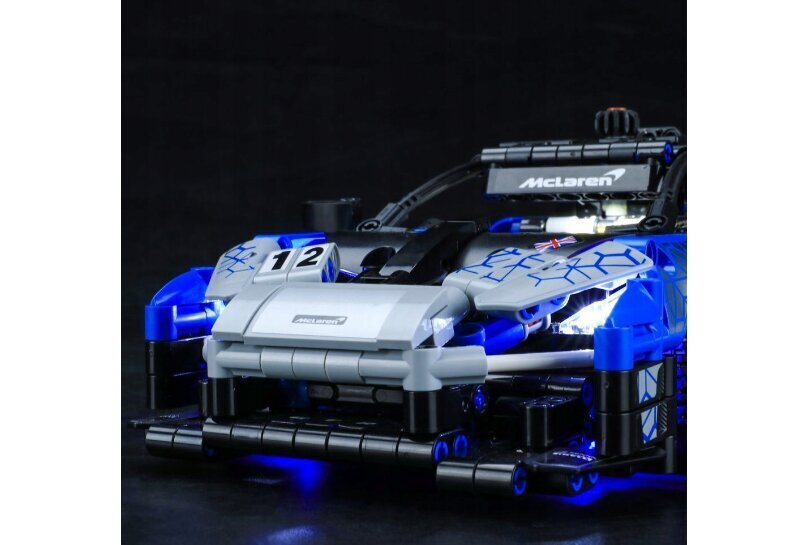 42123 LEGO® McLaren Senna GTR un plīša spilvens Cat, 50 cm cena un informācija | Konstruktori | 220.lv