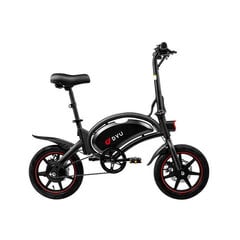 Elektriskais velosipēds DYU D3F, melns cena un informācija | Elektrovelosipēdi | 220.lv